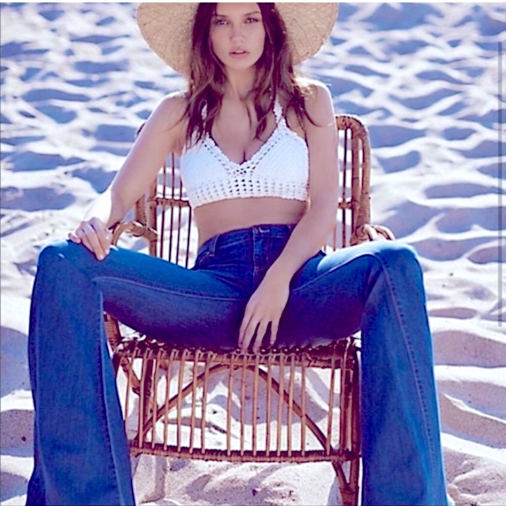 Free People Cyndi High Rise Flare Jeans Size 29